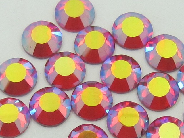 1 Gross 6ss LIGHT SIAM AB HOTFIX European Rhinestones